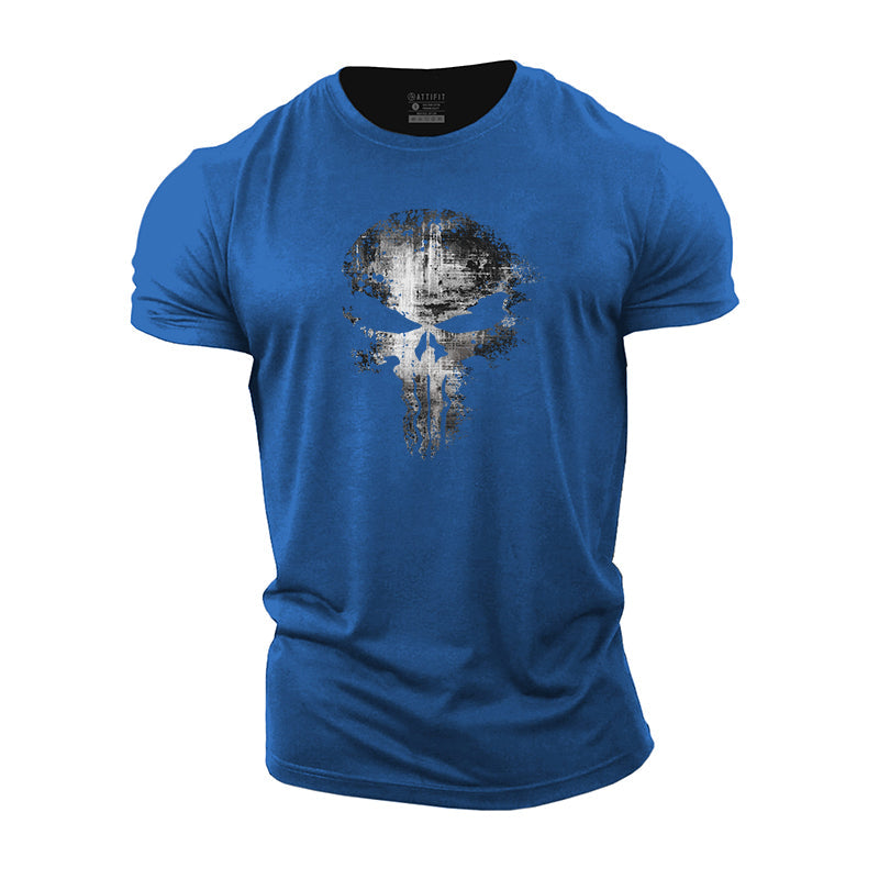 Dissipating Skull Cotton T-Shirt