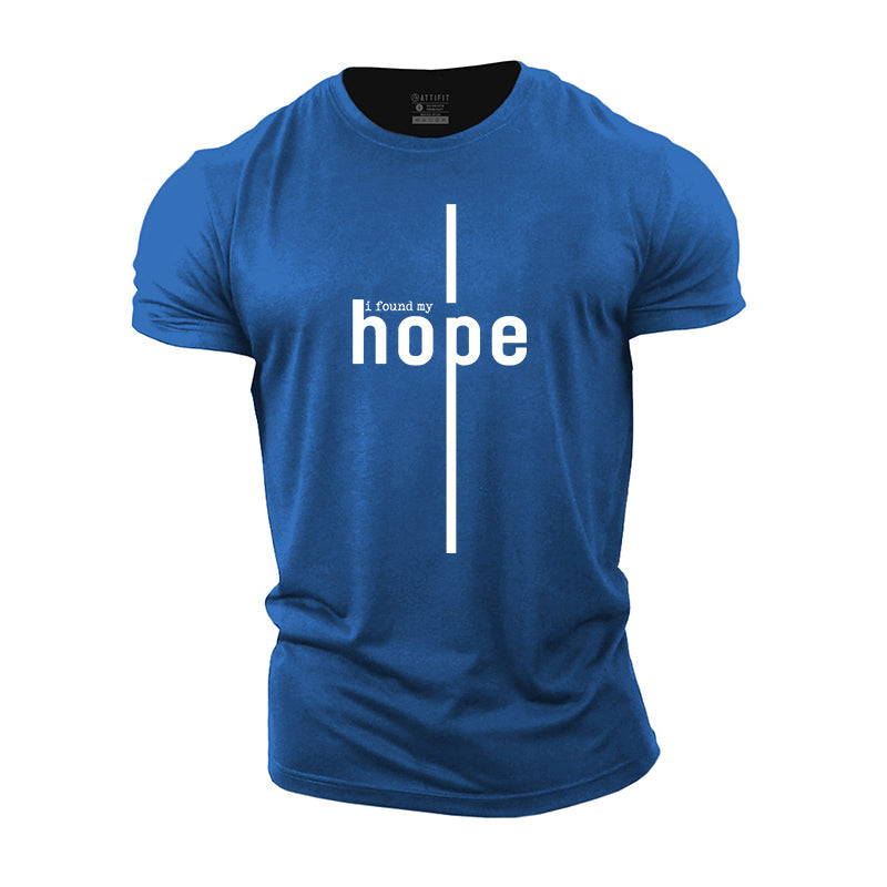 I Found My Hope Men's Cotton T-shirts