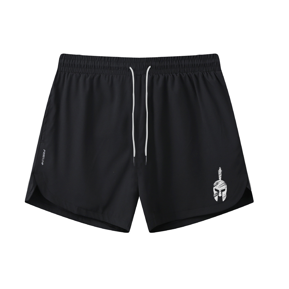 Spartan Helmet Graphic Shorts