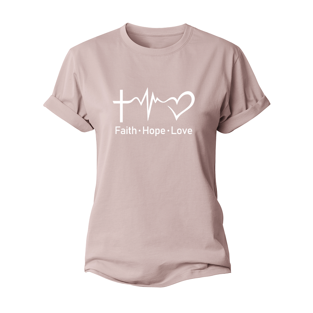 Faith Hope Love Women's Cotton T-Shirt