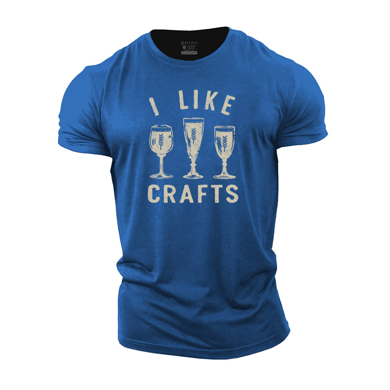 I Like Crafts Cotton T-Shirt