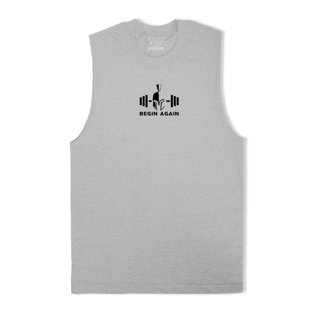 Begin Again Graphic Tank Top