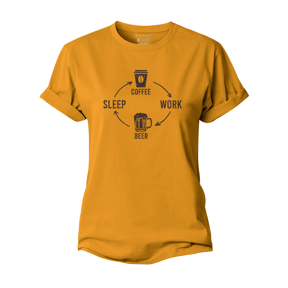 Coffee And Beer Women's Cotton T-Shirt