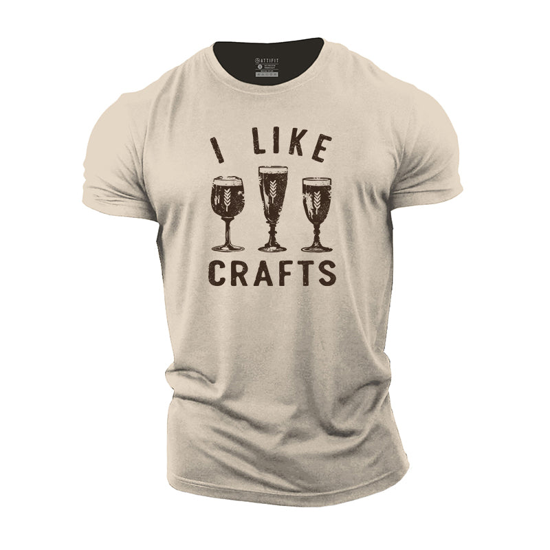 I Like Crafts Cotton T-Shirt