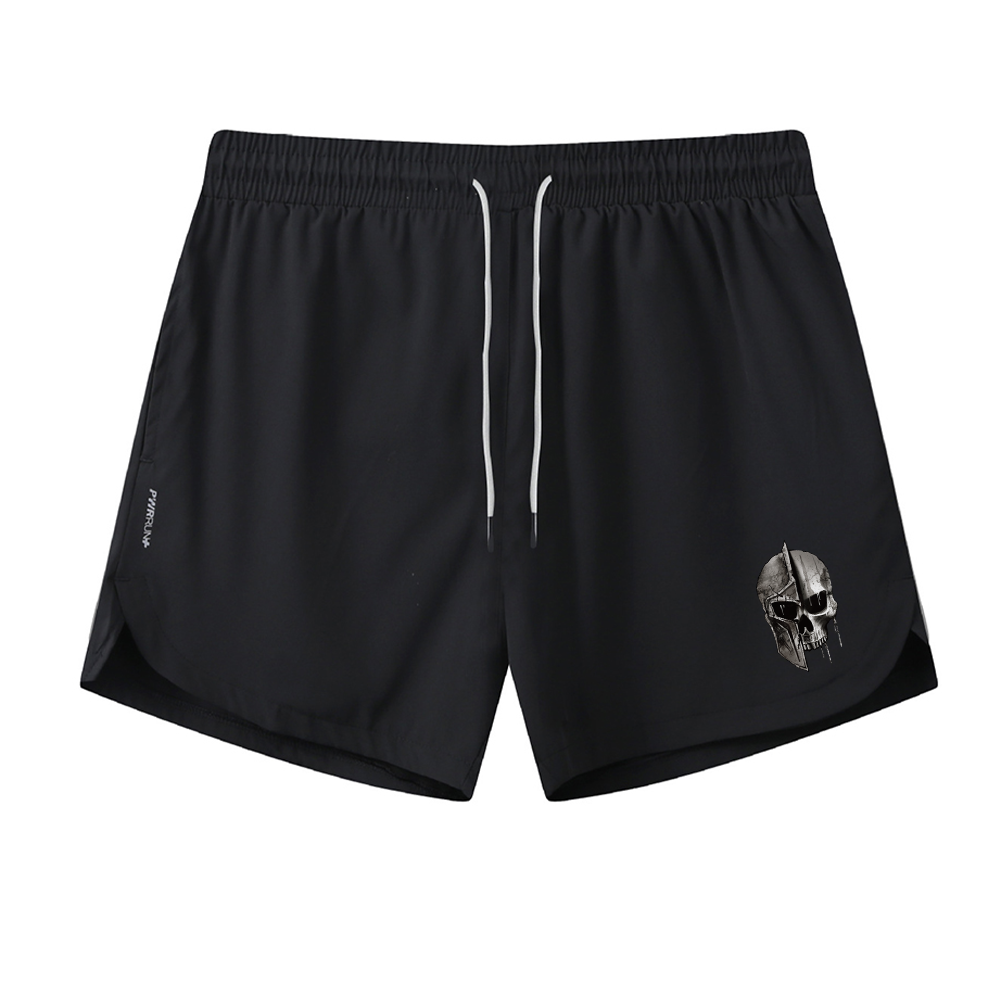 Skull Spartan Graphic Shorts