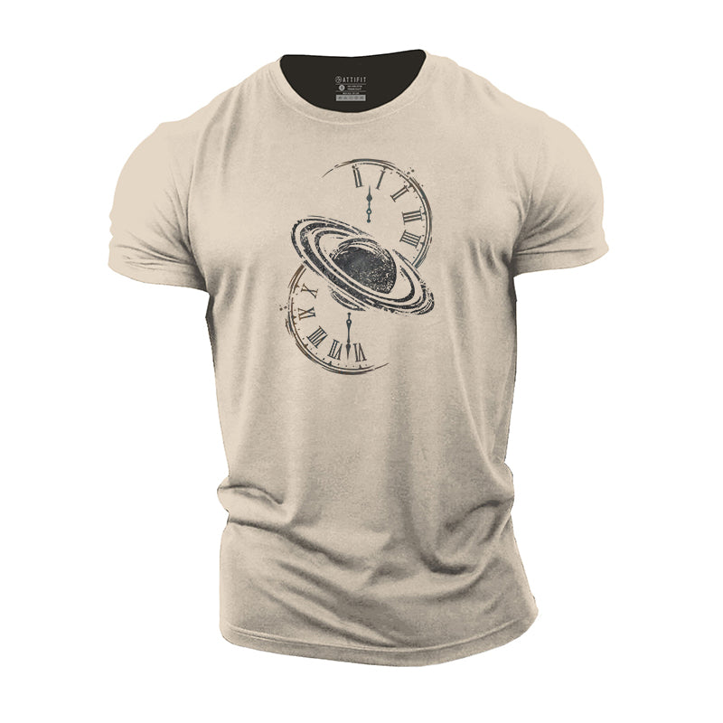 Cosmic Time Cotton T-Shirt