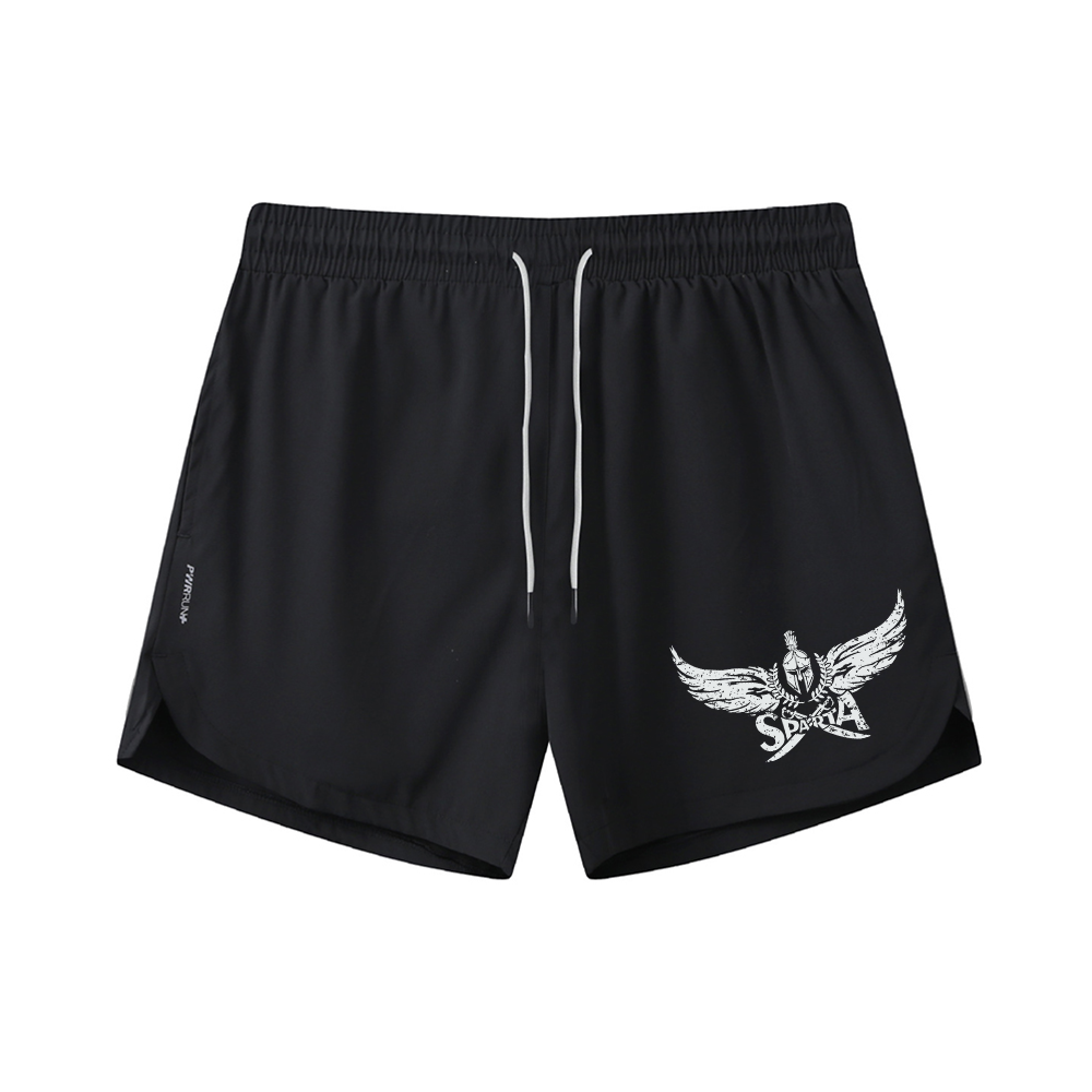 Spartan Helmet Wings Graphic Shorts