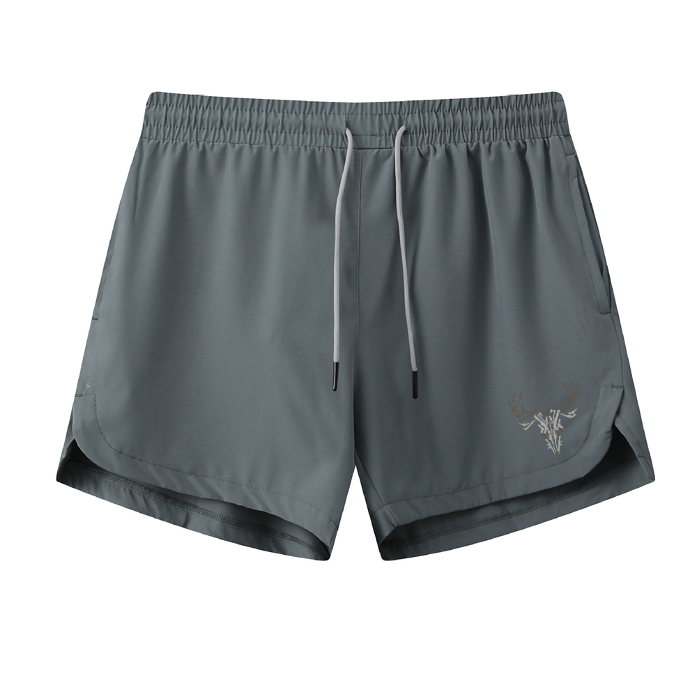 Deer Graphic Shorts