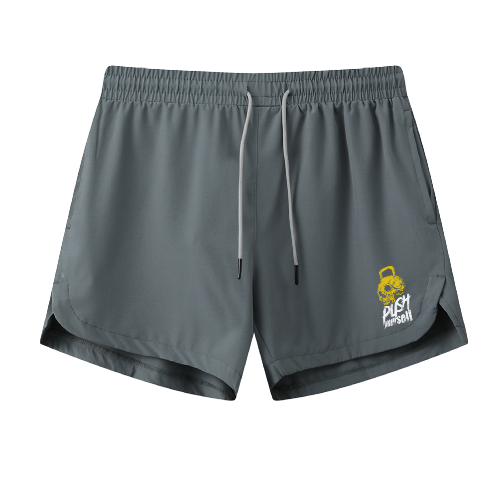 Push Yourself Graphic Shorts