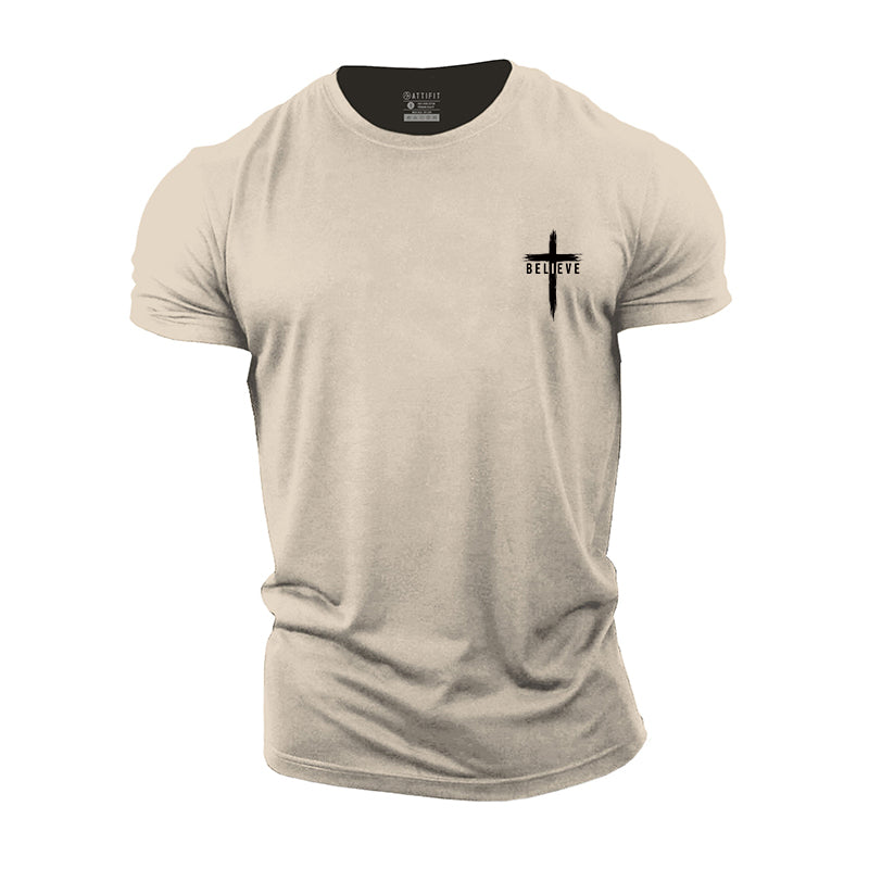 Believe Cross Cotton T-Shirt