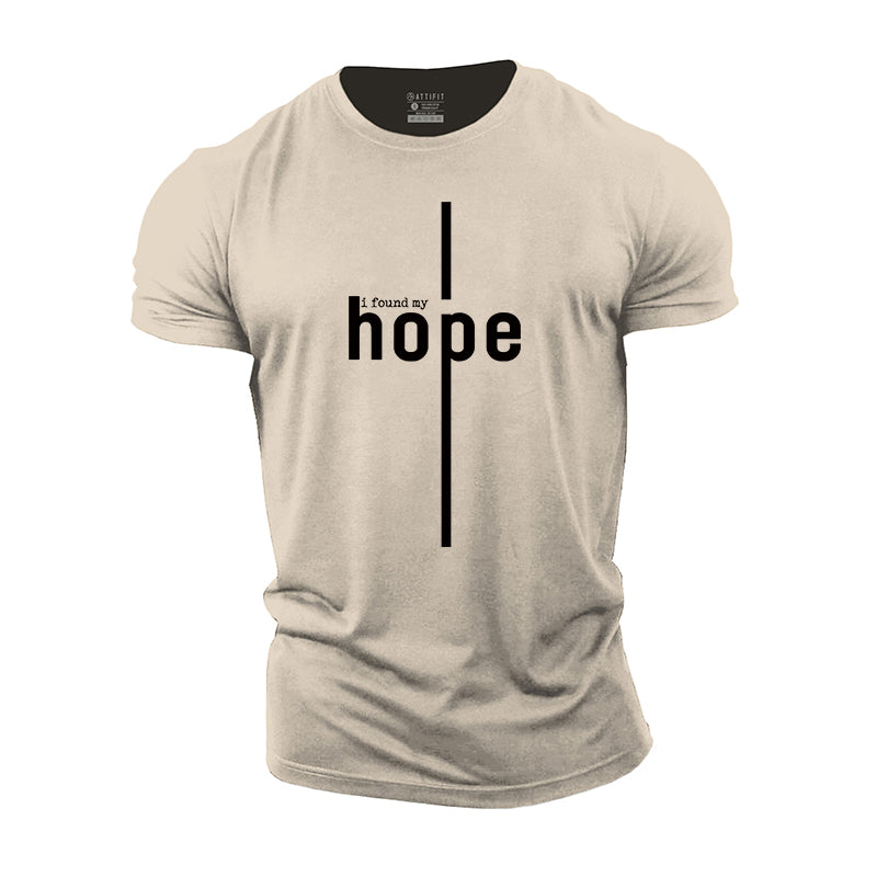 I Found My Hope Men's Cotton T-shirts