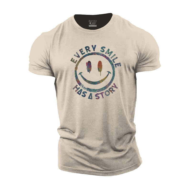 Every Smile Has A Story Cotton T-Shirt