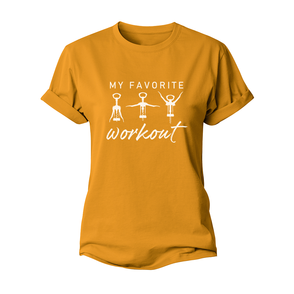 My Favorite Workout Women's Cotton T-Shirt