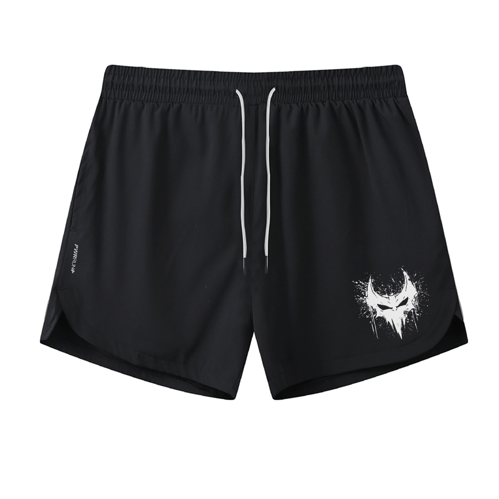 Skeleton Bat Graphic Shorts