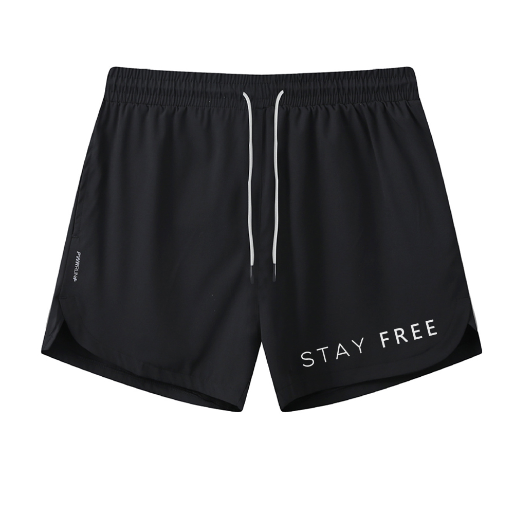 Stay Free Graphic Shorts