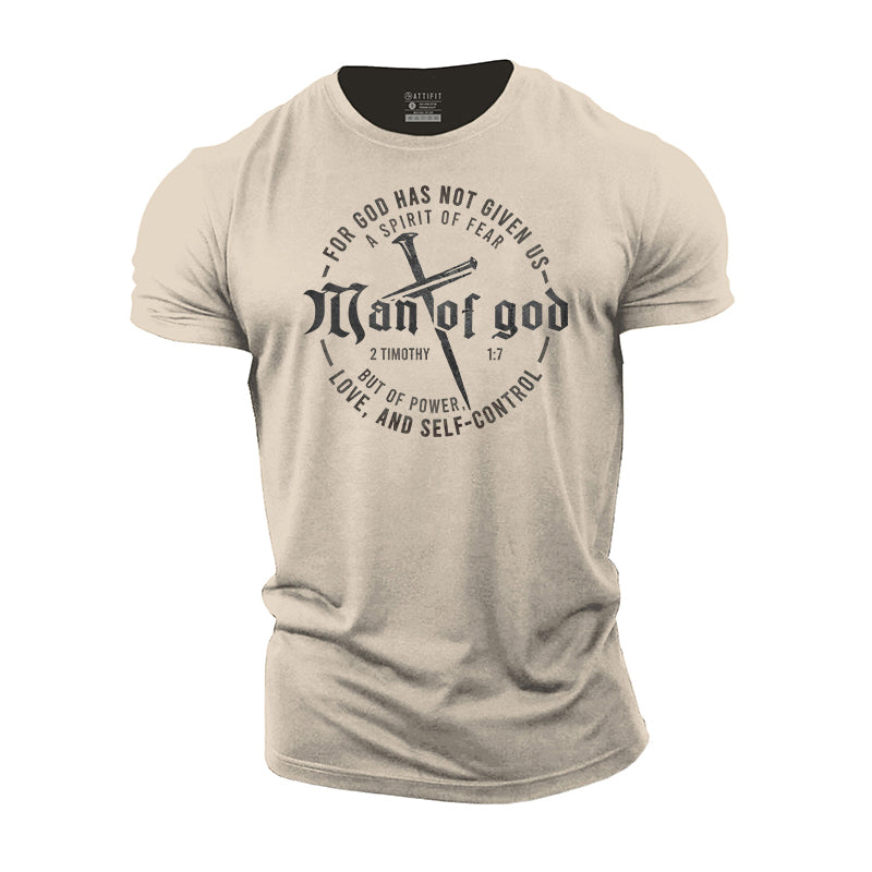 Man Of God Cotton T-Shirt