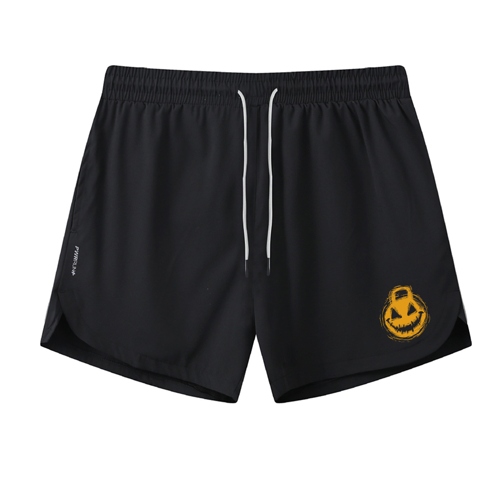 Smiley Kettlebell Graphic Shorts