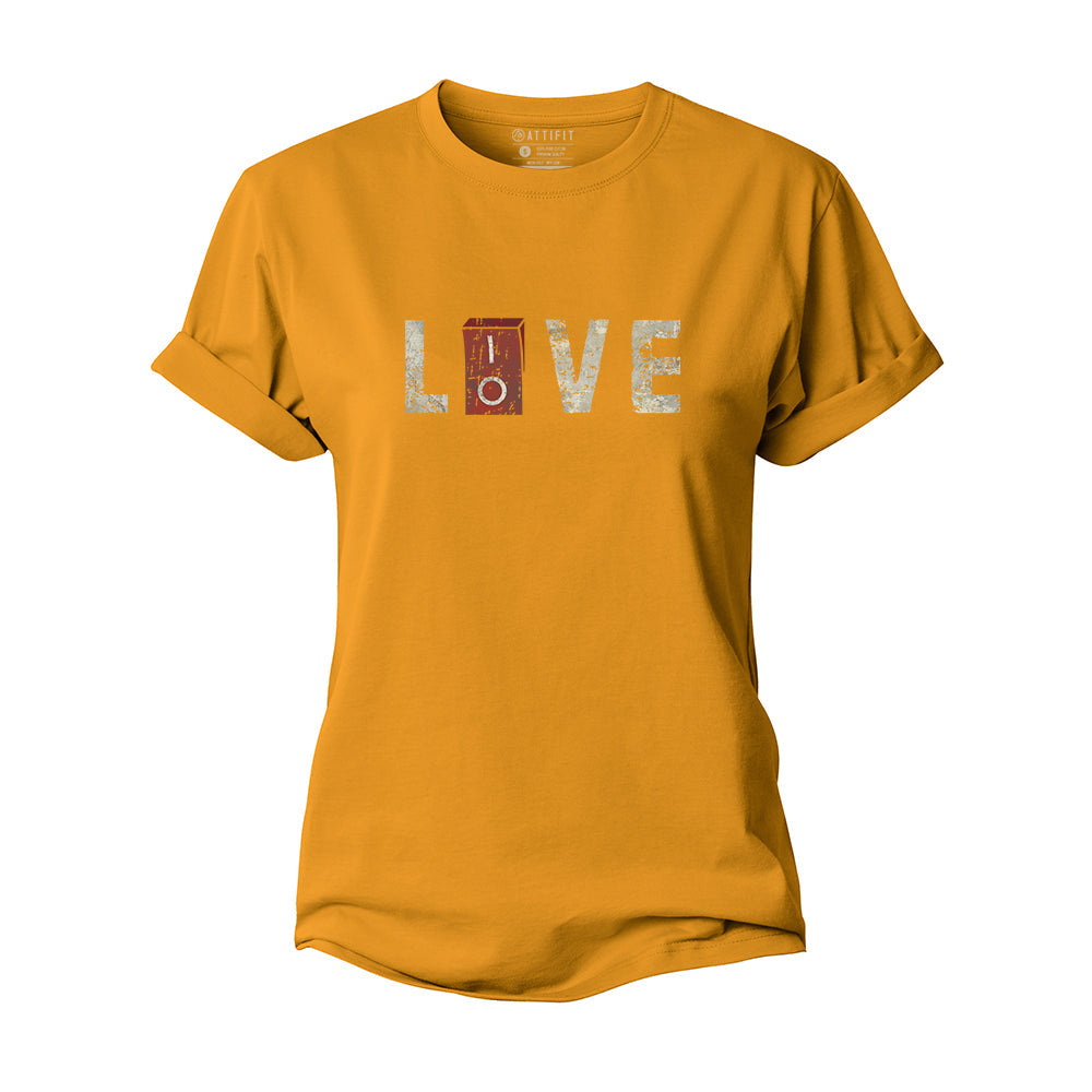 Live And Love Women's Cotton T-Shirt