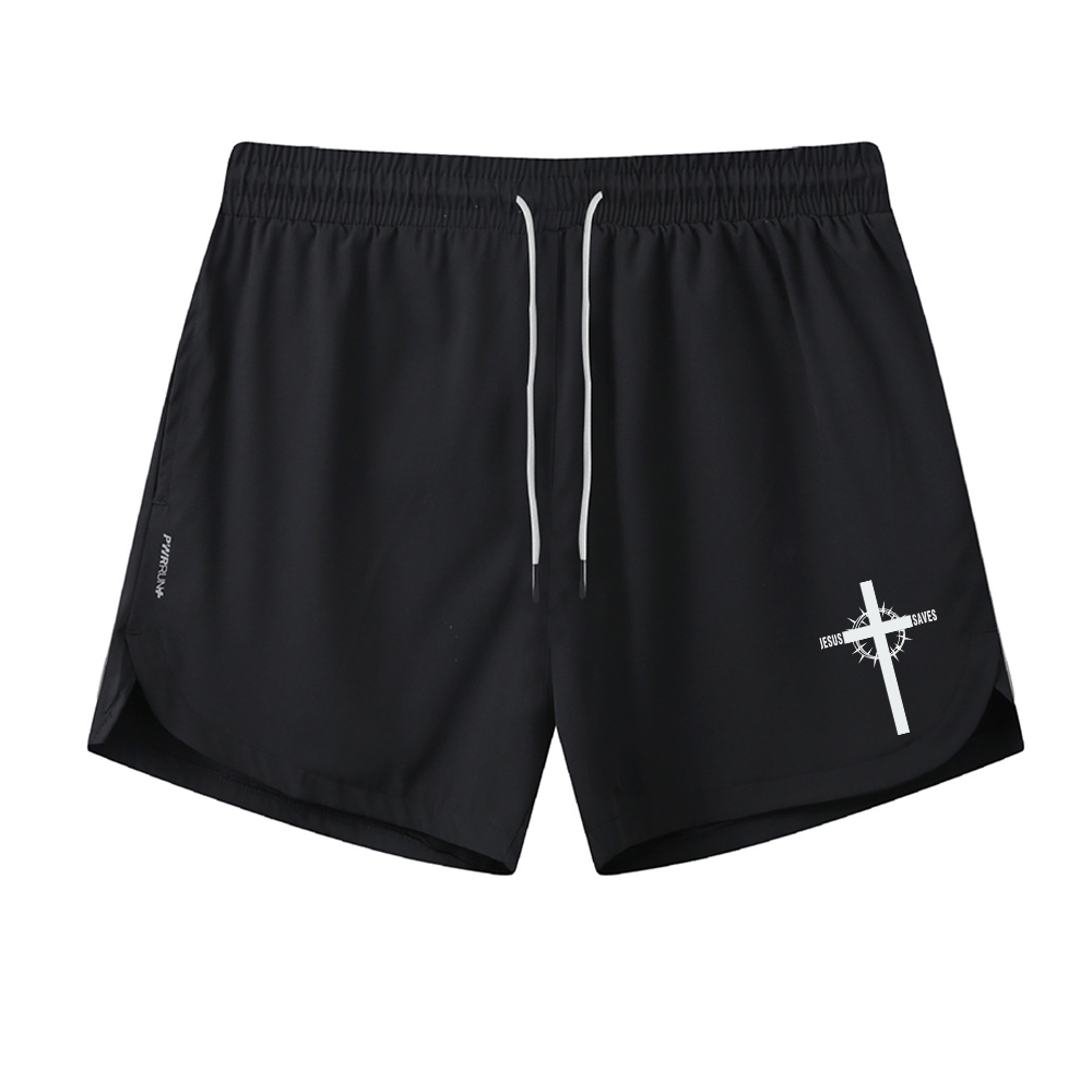 Cross Graphic Shorts