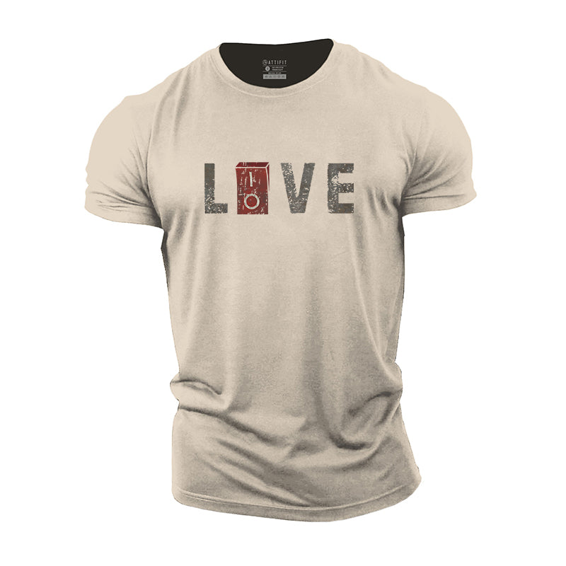 Live And Love Cotton T-Shirt