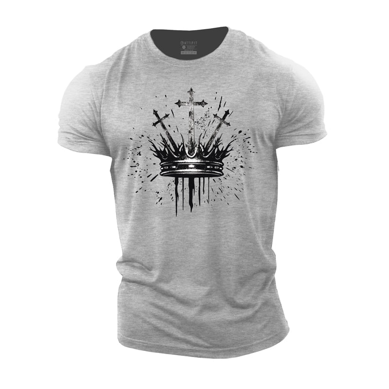 Cross Crown Cotton T-Shirt