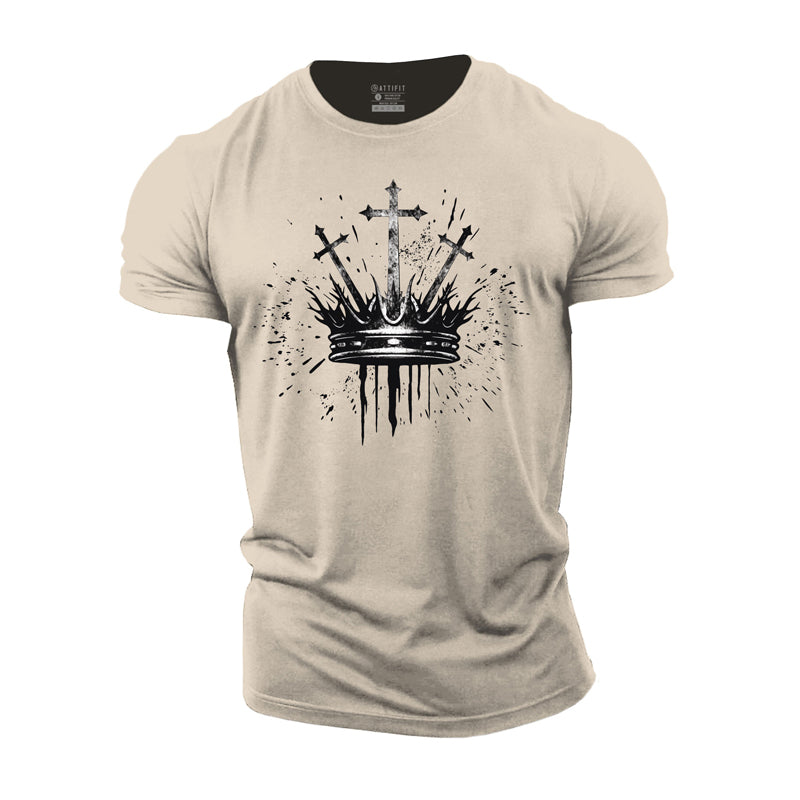 Cross Crown Cotton T-Shirt