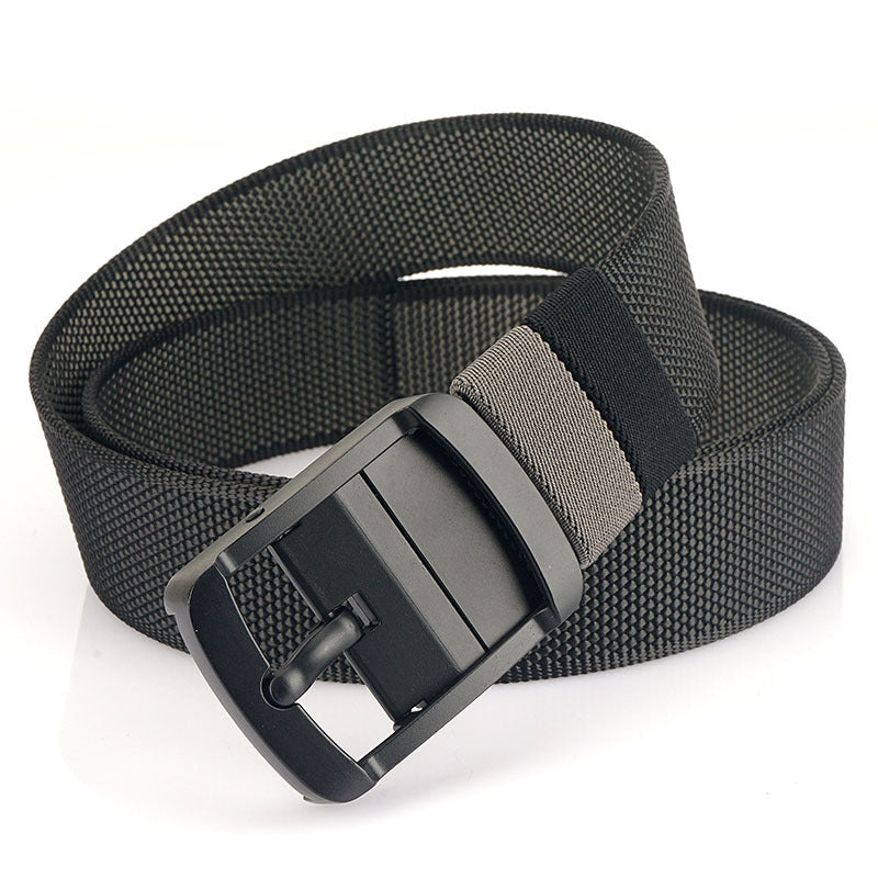 360° Rotating Buckle Reversible Nylon Belt