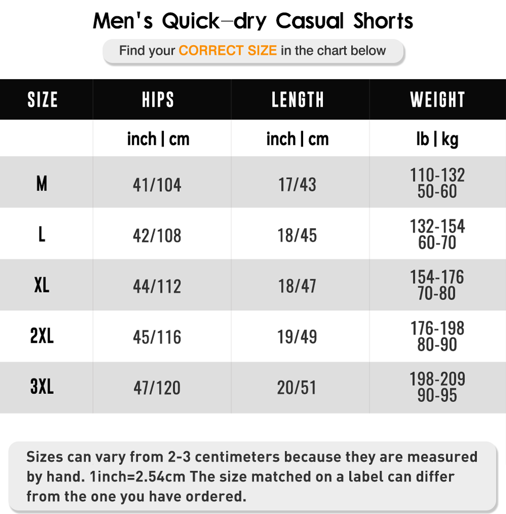 Men's Quick-Dry Casual Shorts