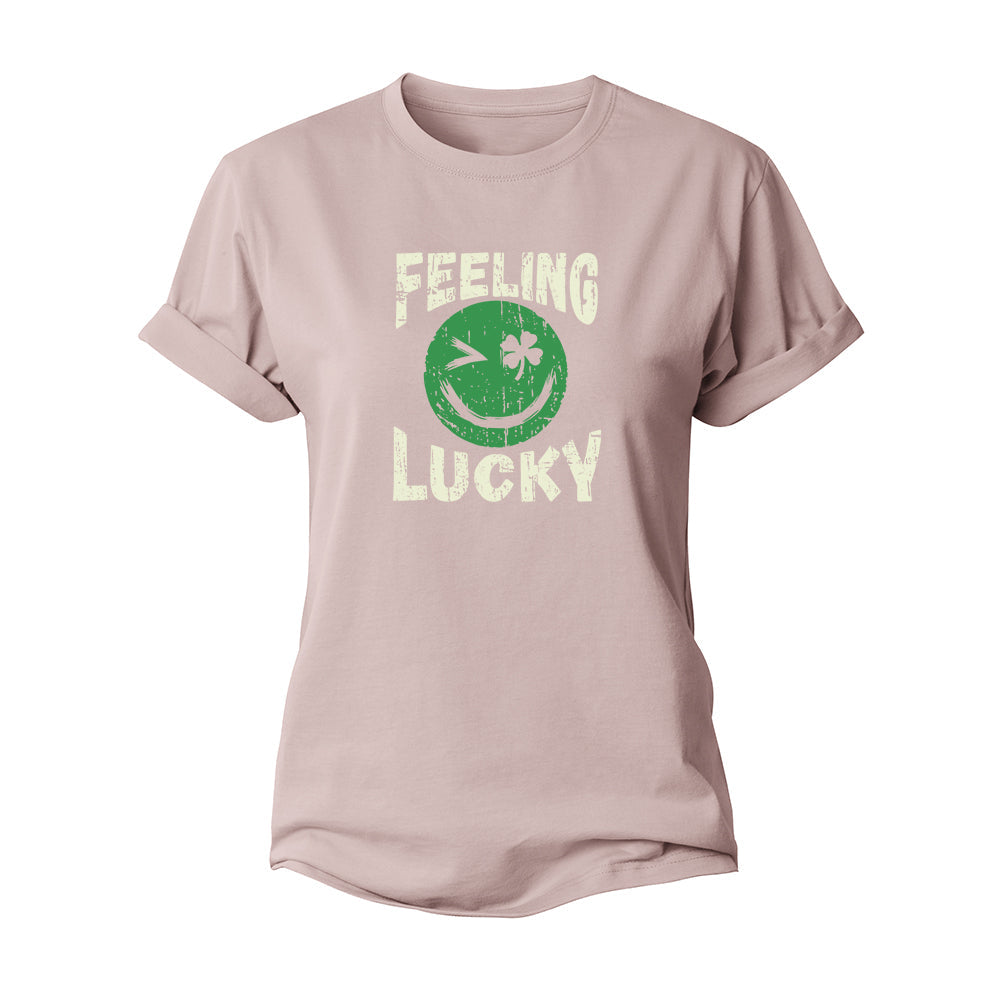 Lucky Smiley Women's Cotton T-Shirt