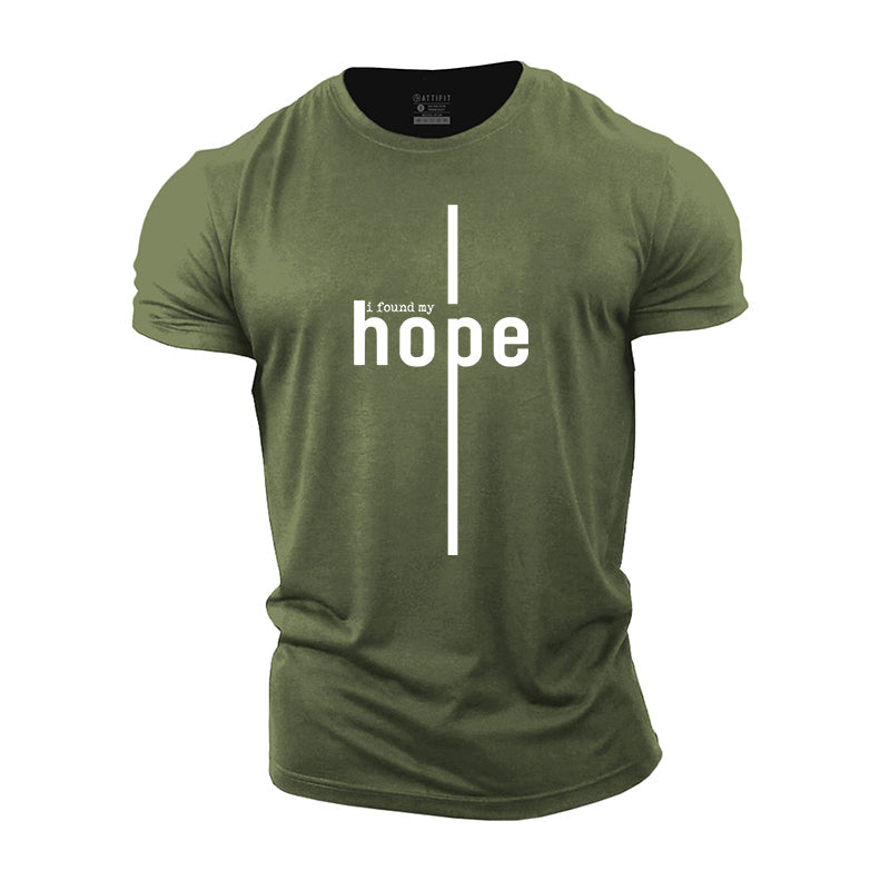 I Found My Hope Men's Cotton T-shirts