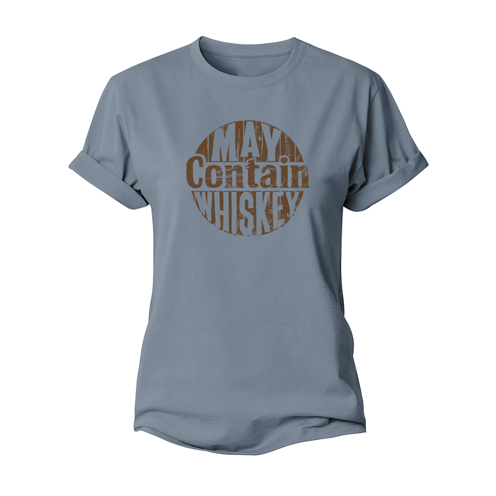 May Contain Whiskey Women's Cotton T-Shirt