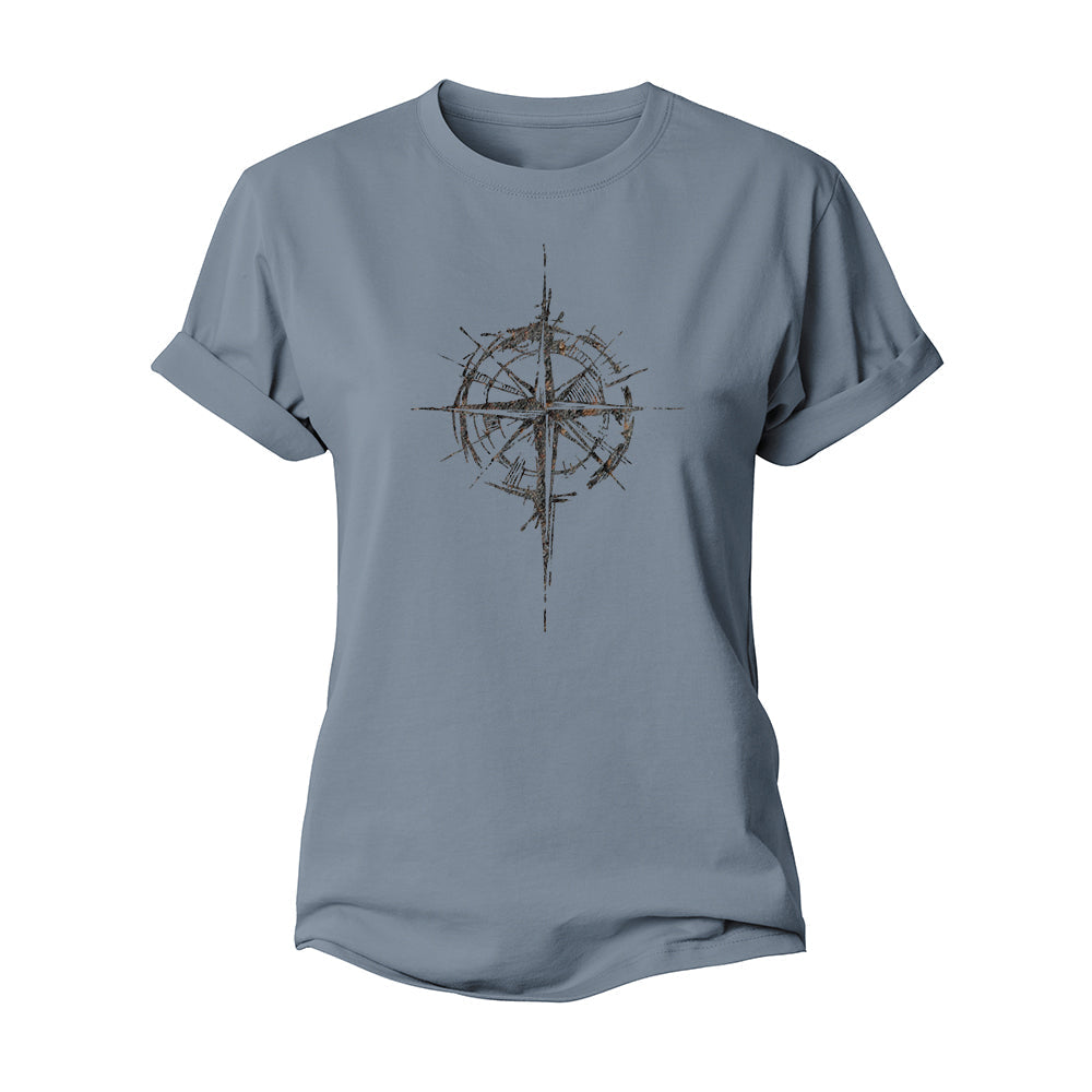 Vintage Compass Women's Cotton T-Shirt