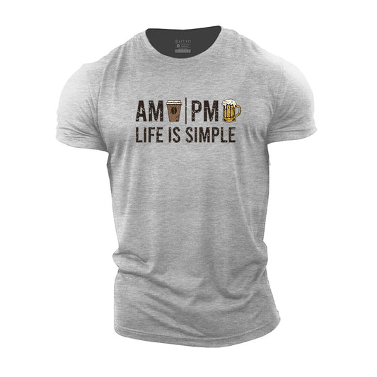 Life Is Simple Cotton T-Shirt