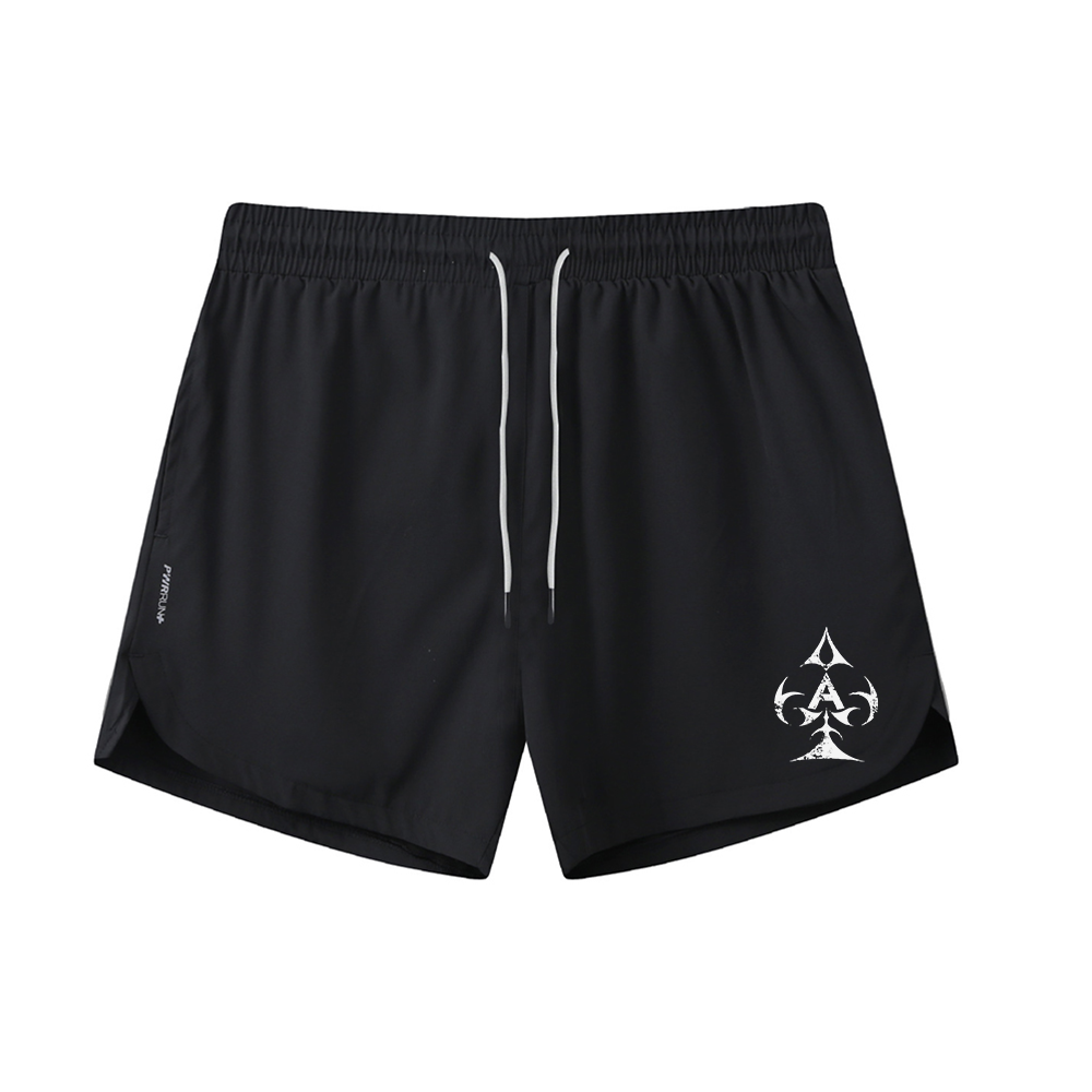 Ace Of Spades Face Graphic Shorts