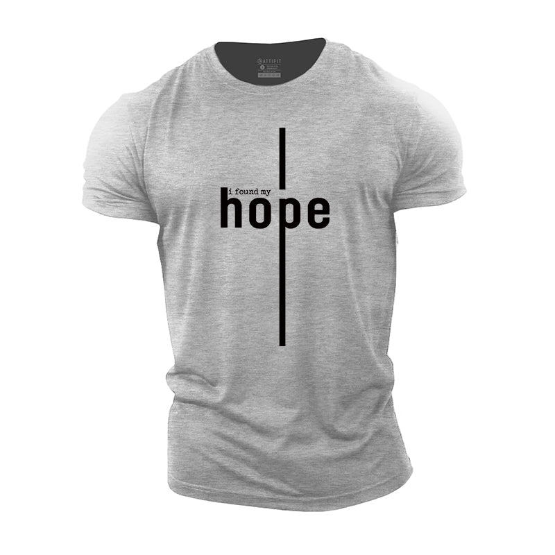 I Found My Hope Men's Cotton T-shirts