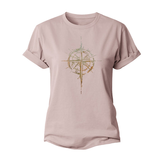 Vintage Compass Women's Cotton T-Shirt