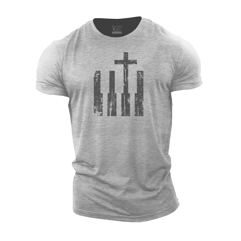 Piano Cross Cotton T-Shirt