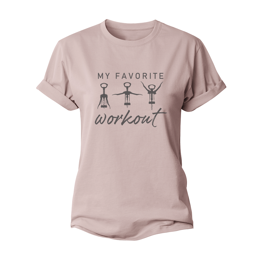 My Favorite Workout Women's Cotton T-Shirt