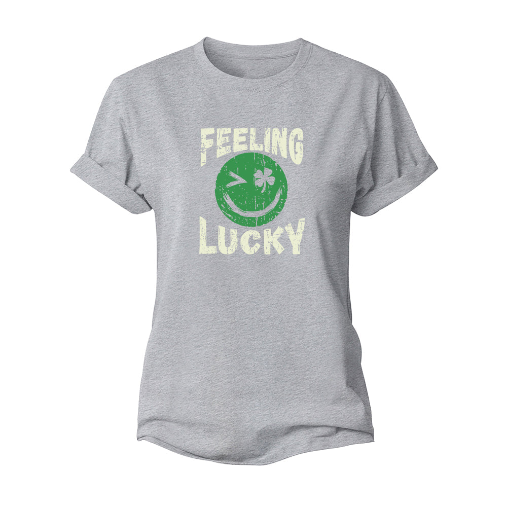 Lucky Smiley Women's Cotton T-Shirt