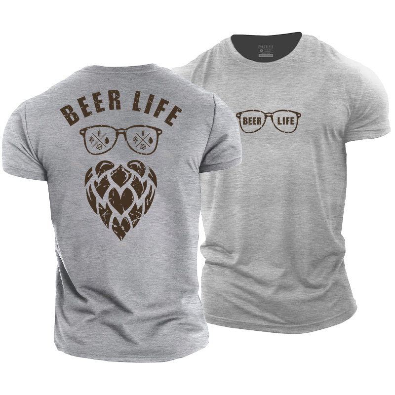 Beer Life Graphic Men's T-Shirts