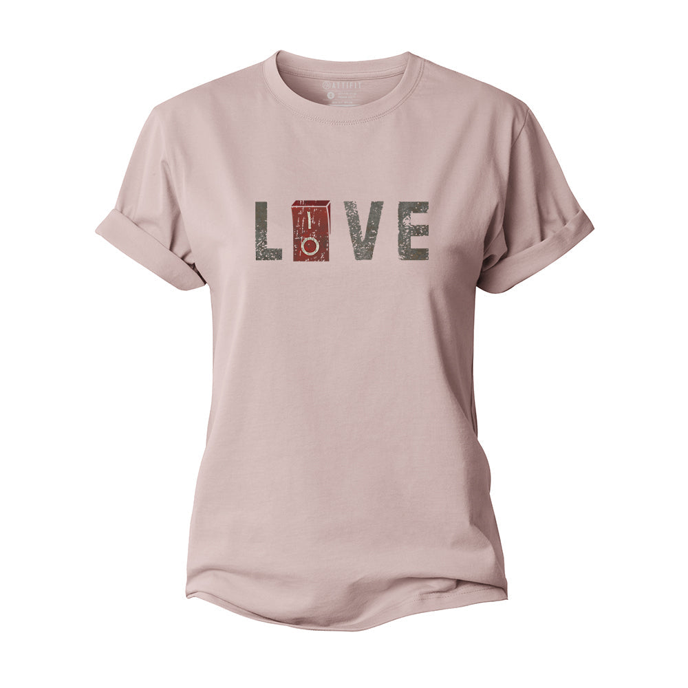 Live And Love Women's Cotton T-Shirt