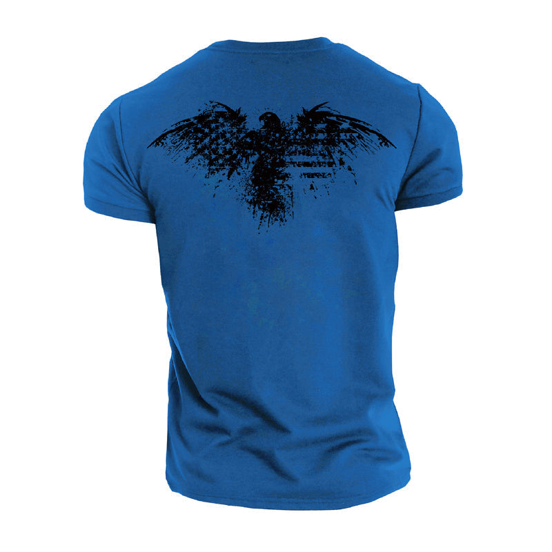 Eagle Wings Patriotic Cotton T-Shirt