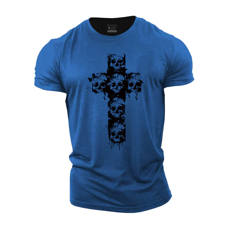 Skull Cross Cotton T-Shirt