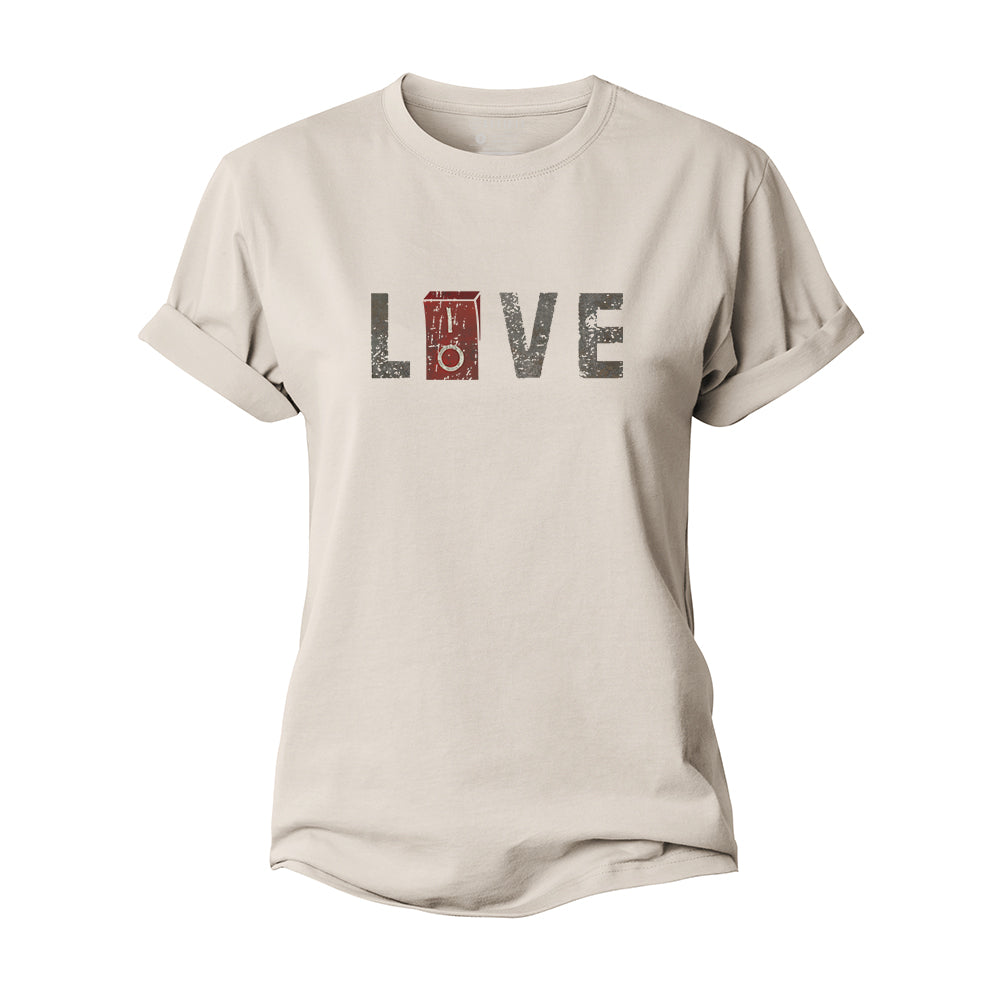 Live And Love Women's Cotton T-Shirt