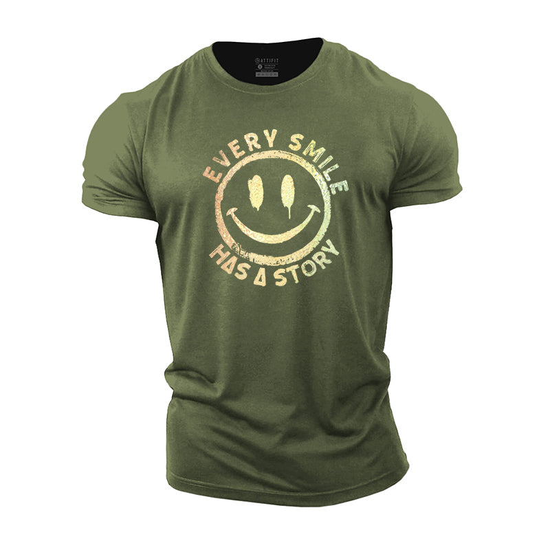 Every Smile Has A Story Cotton T-Shirt