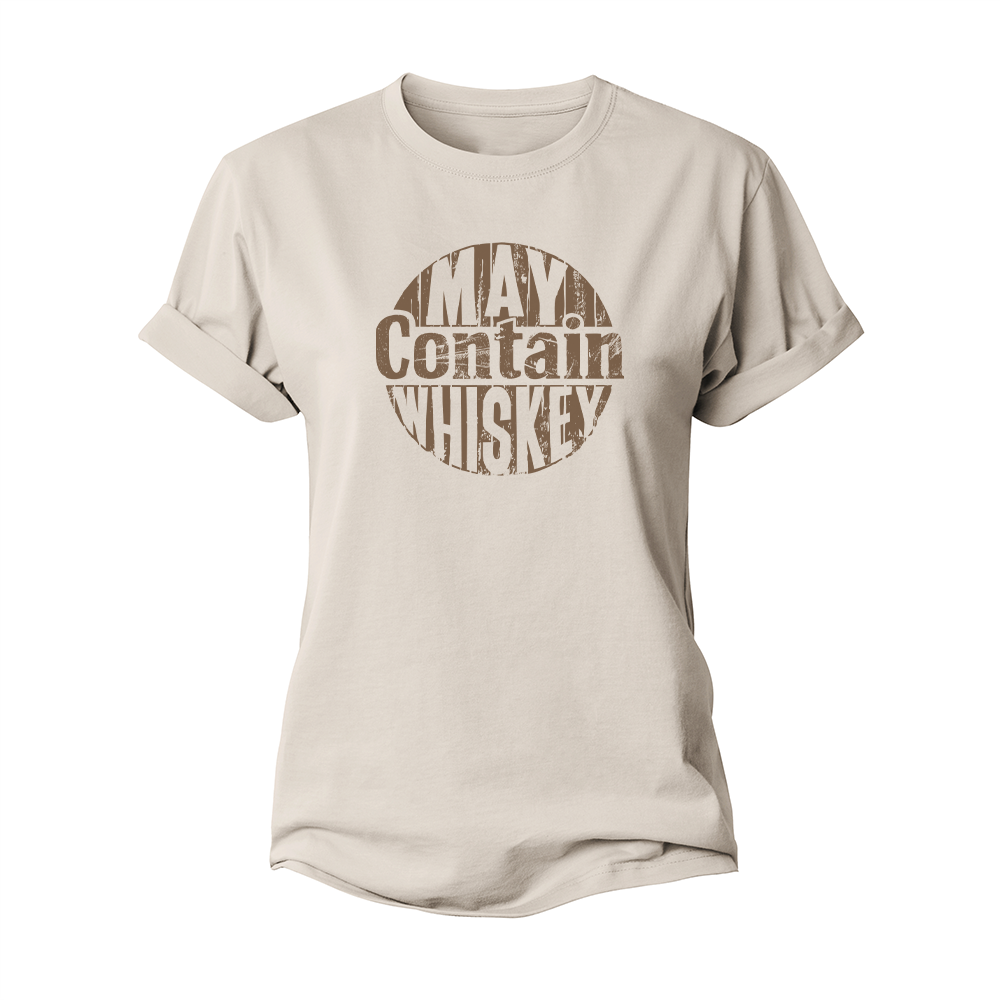 May Contain Whiskey Women's Cotton T-Shirt