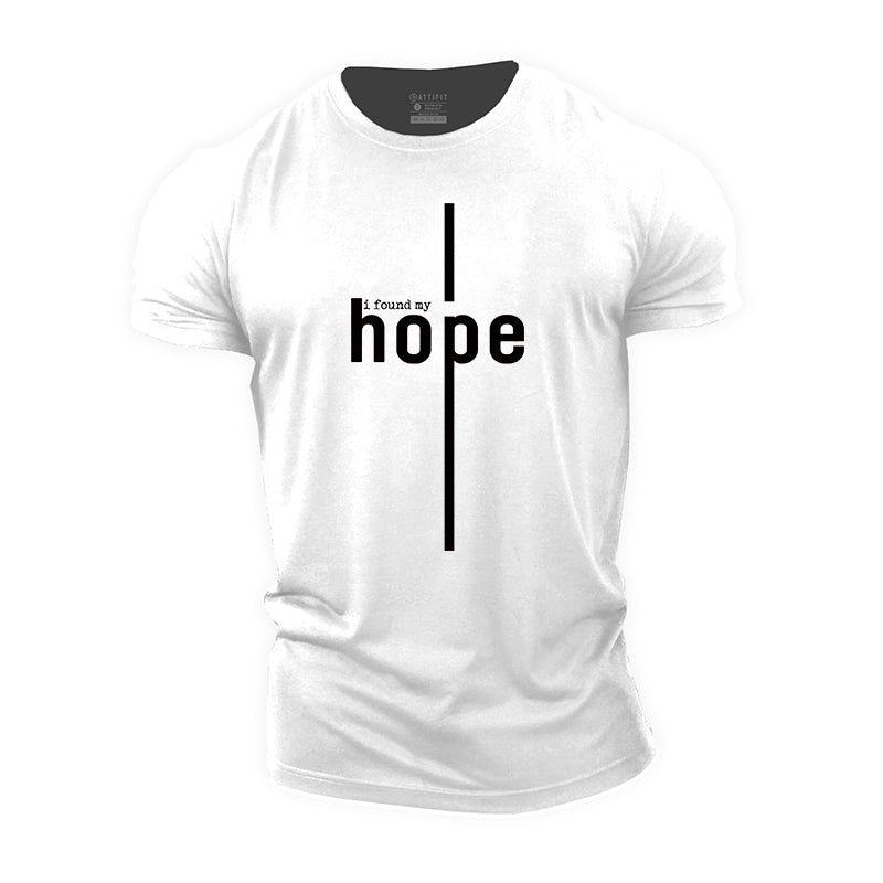 I Found My Hope Men's Cotton T-shirts