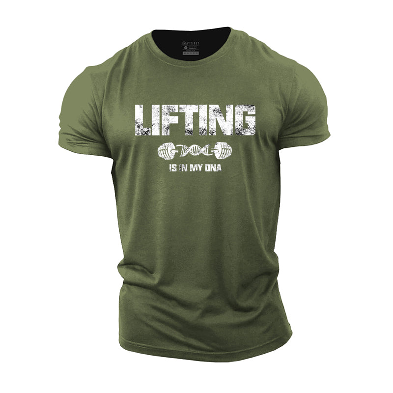 Lifting Is In My DNA Cotton T-Shirt