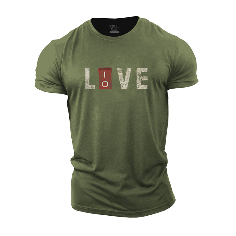 Live And Love Cotton T-Shirt