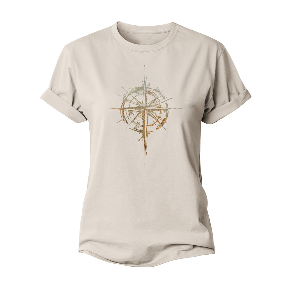 Vintage Compass Women's Cotton T-Shirt